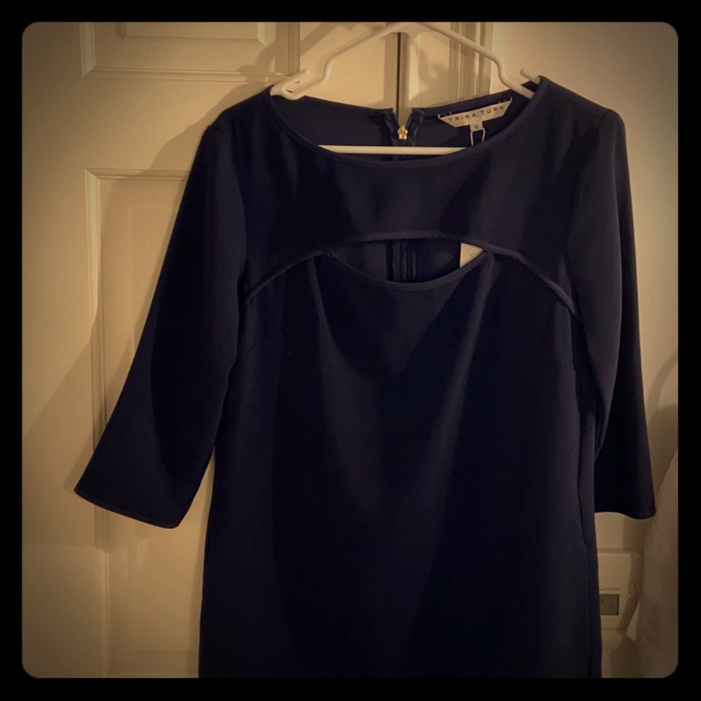 Trina Turk navy dress